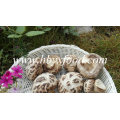 Seta de shiitake seca con tallo (flor blanca)